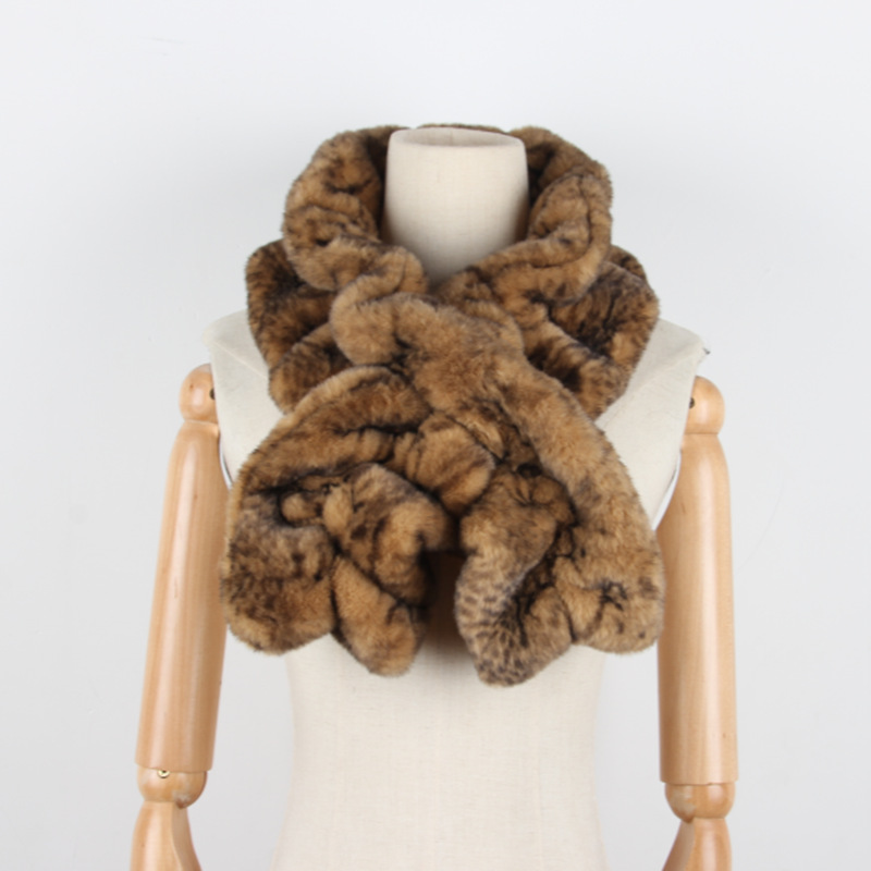 2021 New Autumn And Winter Monochrome Spot Women Plain Warm Winter Brown Tie Dye Square Scarf Rectangular Scarf details Picture
