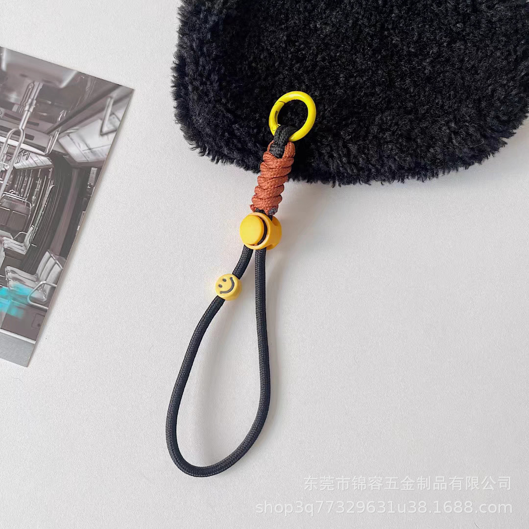 新款撞色手工编织创意碗带绳 手机挂绳日系手机绳防丢可调节相机详情4