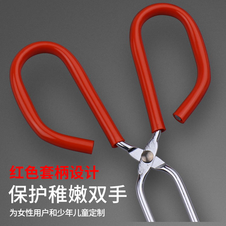 Sanitation garbage picker, fire tongs, coal tongs, long-handled garbage tongs, object remover, manual iron tongs, extended handle tongs Specification image