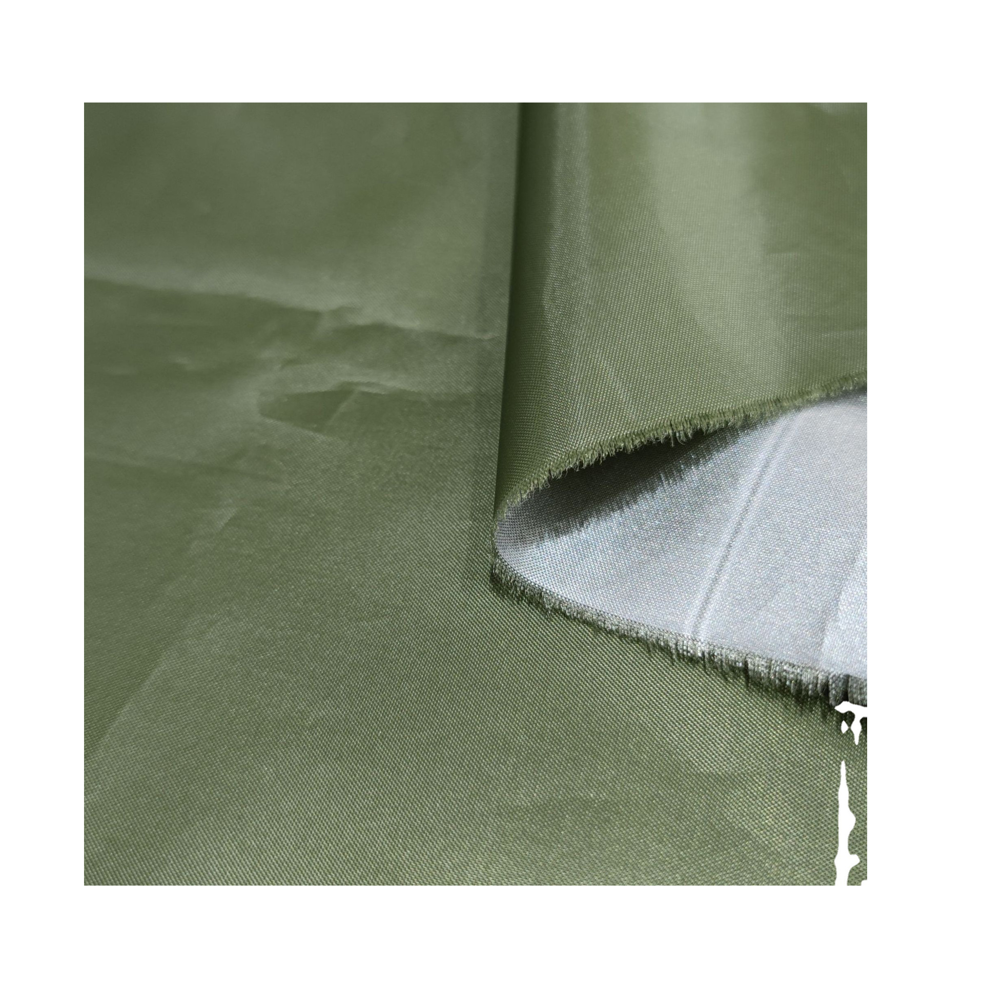 190T Polyester Taff Plain Cloth Green Pu Coated Silver Umbrella, Carry-On Bag, Table Cloth Mat Waterproof Polyester Taff Application Scenario