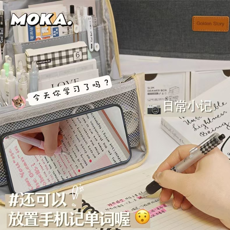 跨境新款化妆包便携外出分区收纳护肤品旅行2025新款立式洗漱袋女细节图