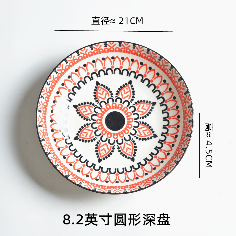 陶瓷餐具套装/餐具/盘子/陶瓷盘/陶瓷套装产品图