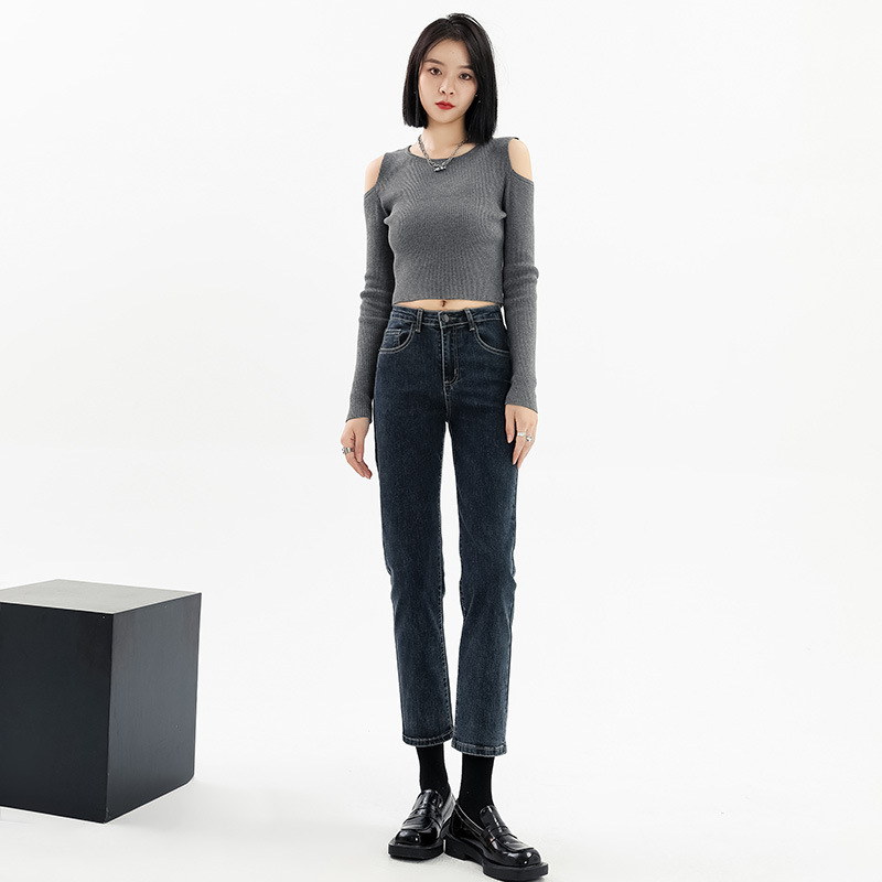 女式牛仔裤实物图