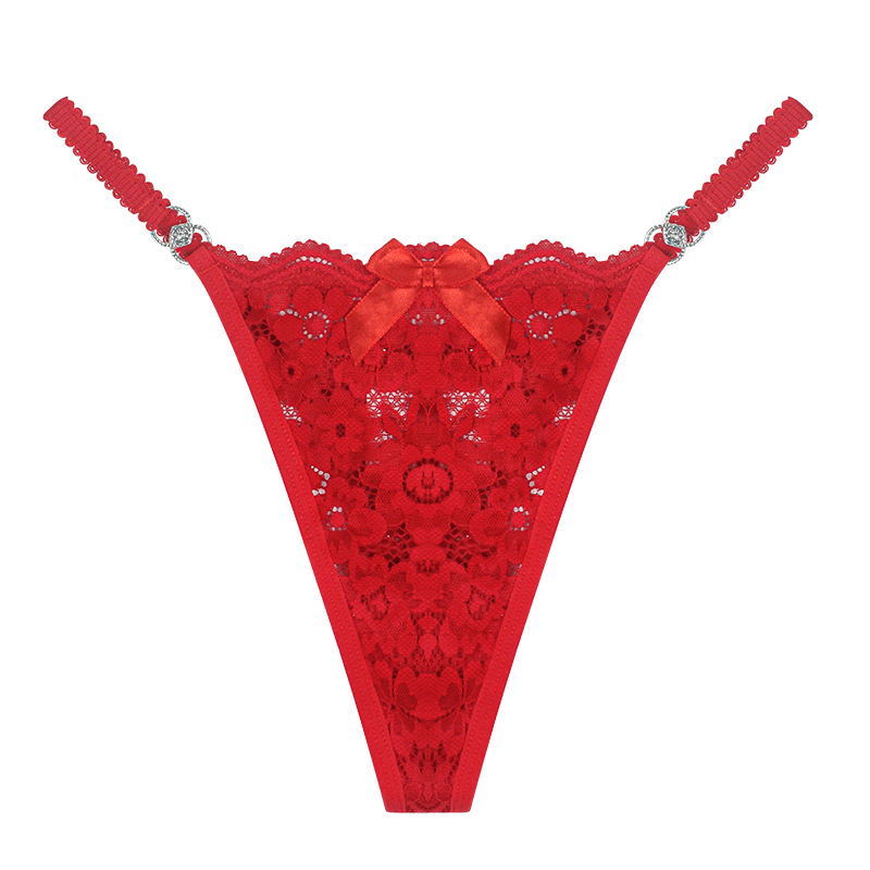 Spring Pure Wind Foreign Trade Lace Underwear Explosion Fashion Europe And The United States Sexy Thong Women's Large Size Sexy Underwear Item Picture