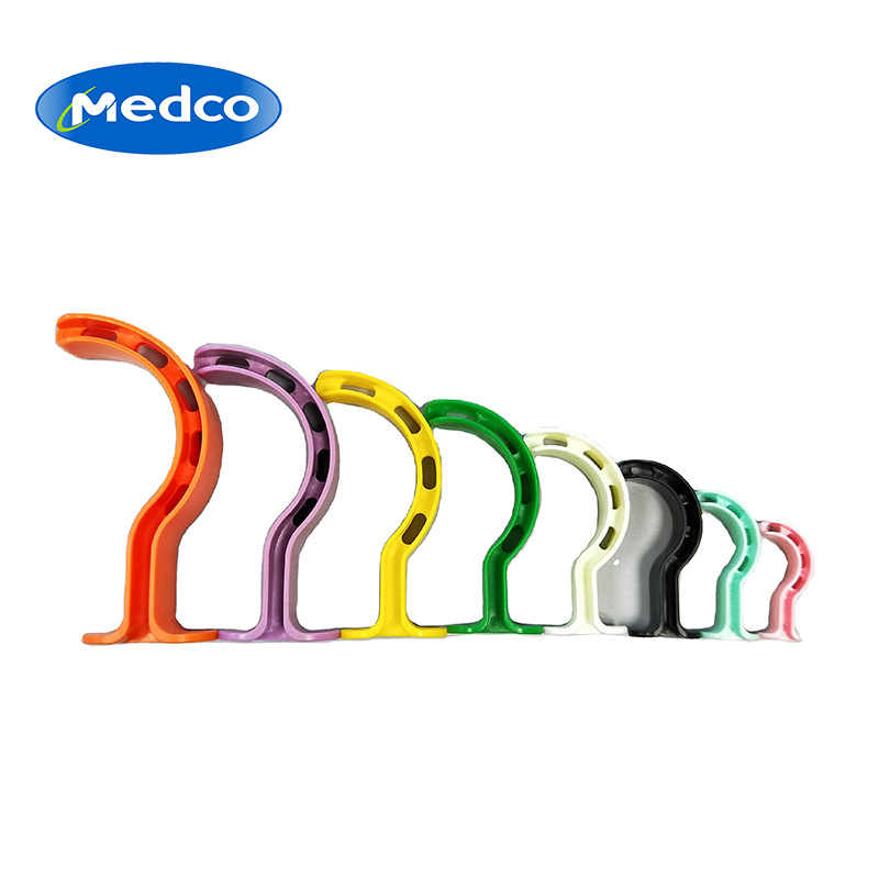 Cross-border exclusive disposable bilateral oropharyngeal ventilation duct, multi-specification color medical hollow oropharyngeal