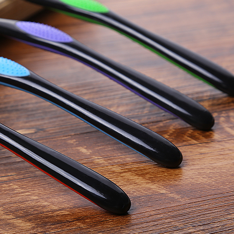 Aishukou Binchang Charcoal soft bristle Toothbrush manufacturer wholesale daily necessities adult bamboo charcoal fine bristle toothbrushes in stock wholesale Specification image