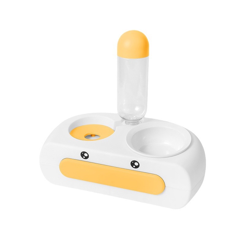 New foreign trade cat automatic water dispenser, feeder, water dispenser, large-billed duck combination feeding and water dispenser pet supplies Item Picture