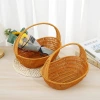 New imitation rattan woven hand-held flower baskets, souvenir flower baskets, flowerpot flower baskets, and garden flower baskets are available for wholesale from the manufacturer Application Scenario