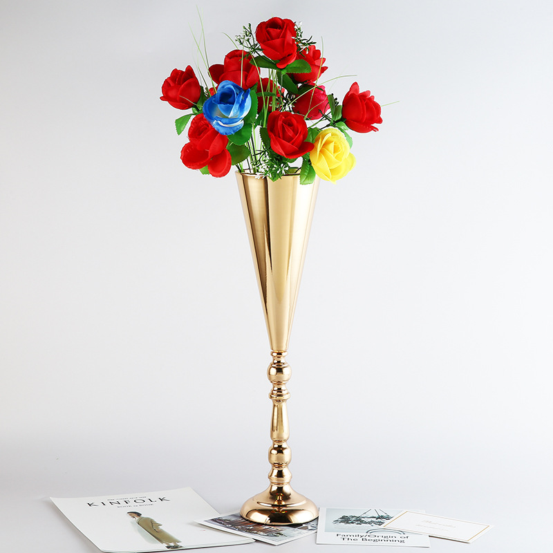 Wedding Props Road Lead Iron Wedding Scene Arrangement Flower Device Home Hotel Decoration Home Tea Table Tv Cabinet Vase Specification drawing
