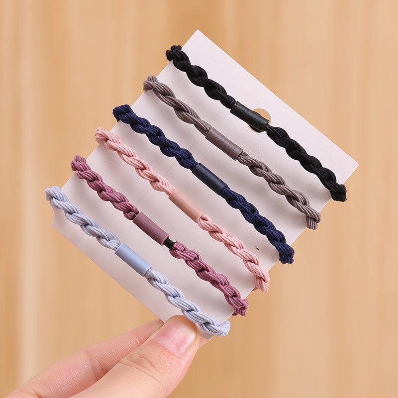 The preppy hair tie, the forest girl style, the fresh and unique hair tie, the rubber band hair accessory, and the simple Korean ponytail hair band