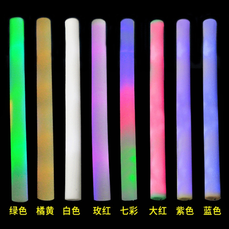 荧光棒演唱会道具荧光棒logo七彩荧光棒批发酒吧七彩气氛详情图4