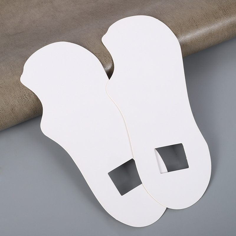 Invisible Hosiery Type Card Lining Plate Can Print Logo Blank Thick Cardboard Socks Foot Board Head Rope Cardboard Manufacturers Application Scenario