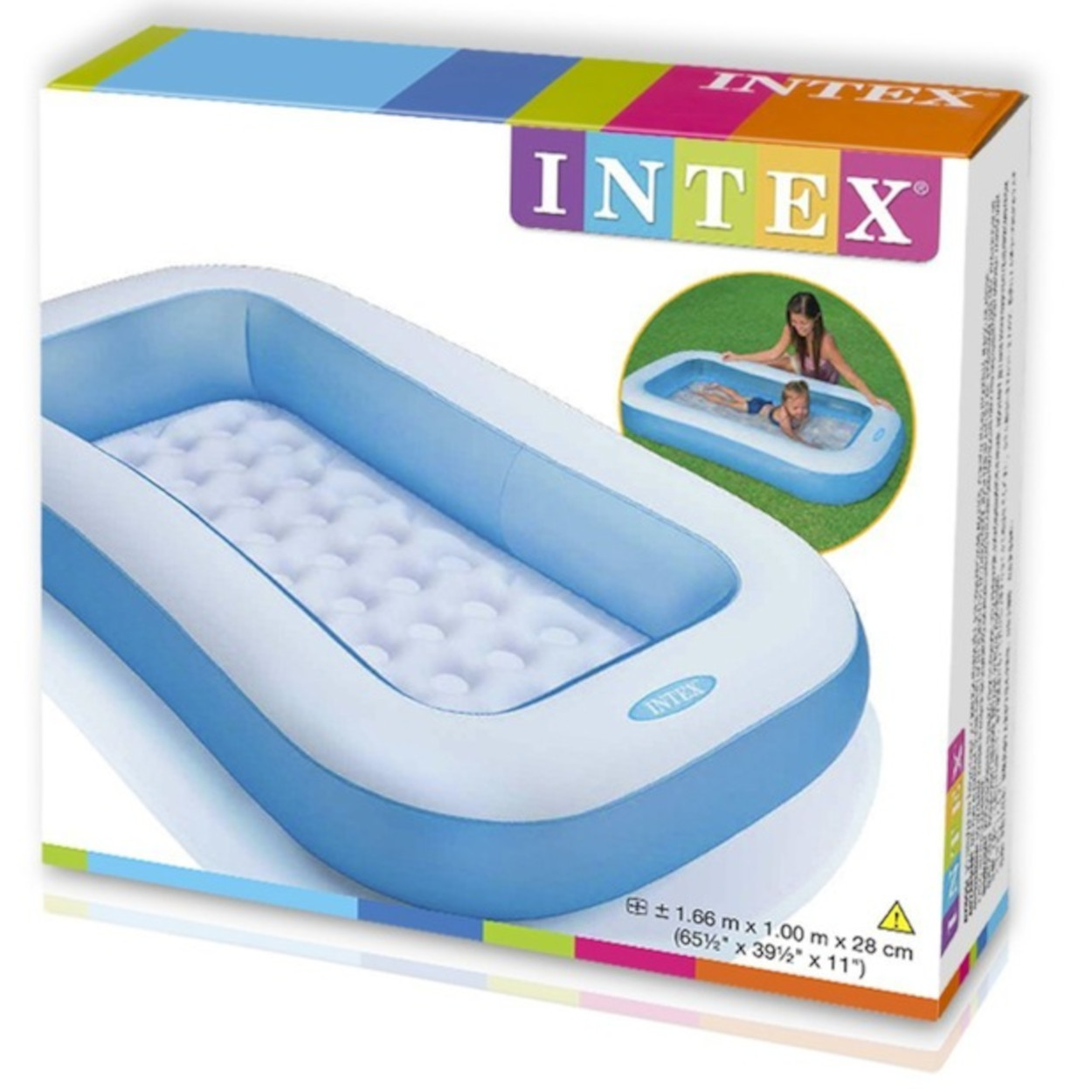 INTEX 57403 حمام حوض السباحة لحديقة الأطفال الخارجية في حوض الأطفال الفاخر، حوض حوض سباحة المحيط Application Scenario