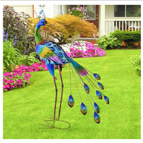 Outdoor garden Courtyard Metal peacock statue decoration garden art sculpture Porch terrace lawn decoration pieces
