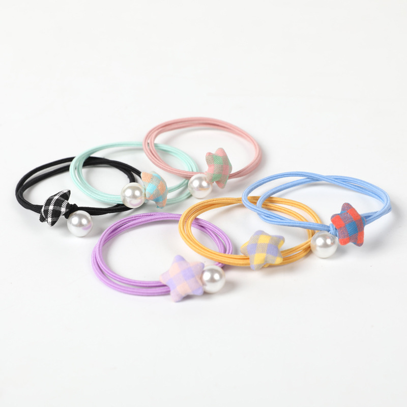 韩版女士珍珠/发圈/发饰产品图