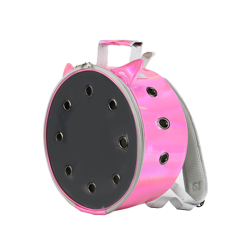 Transparent portable cat bag for going out, hamster bag for pets to take away, backpack for carrying, breathable schoolbag, space capsule cat bag Item Picture