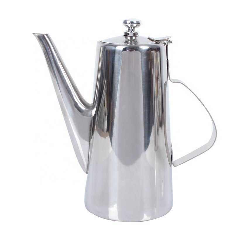 Xinshipai stainless steel cold water kettle, long-spout cold water kettle, restaurant tea and coffee kettle, ice water kettle, fruit tea water kettle