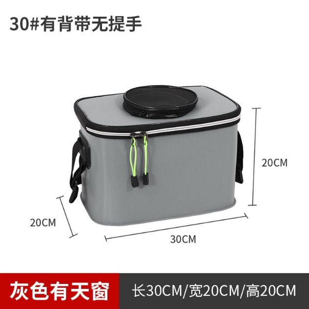 Wholesale fishing gear, fishing buckets, live fish buckets, EVA multi-purpose, foldable outdoor car wash buckets, fish keeping buckets pic 1