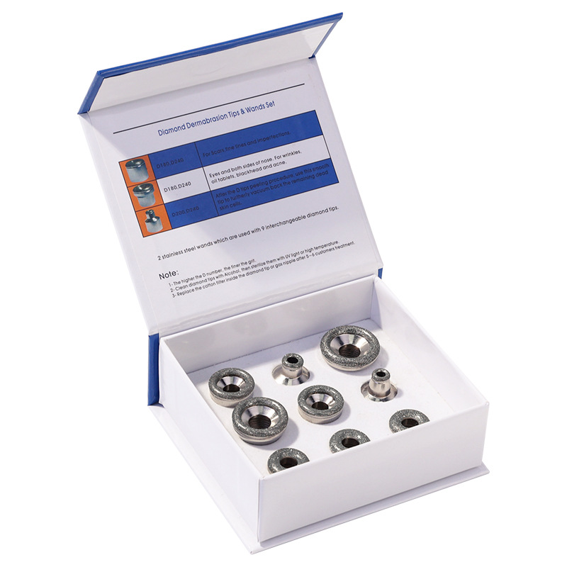 New handheld skin rejuvenation home microcrystalline dermabrasion beauty instrument manufacturer wholesale diamond micro-carving dermabrasion accessories cross-border Item Picture