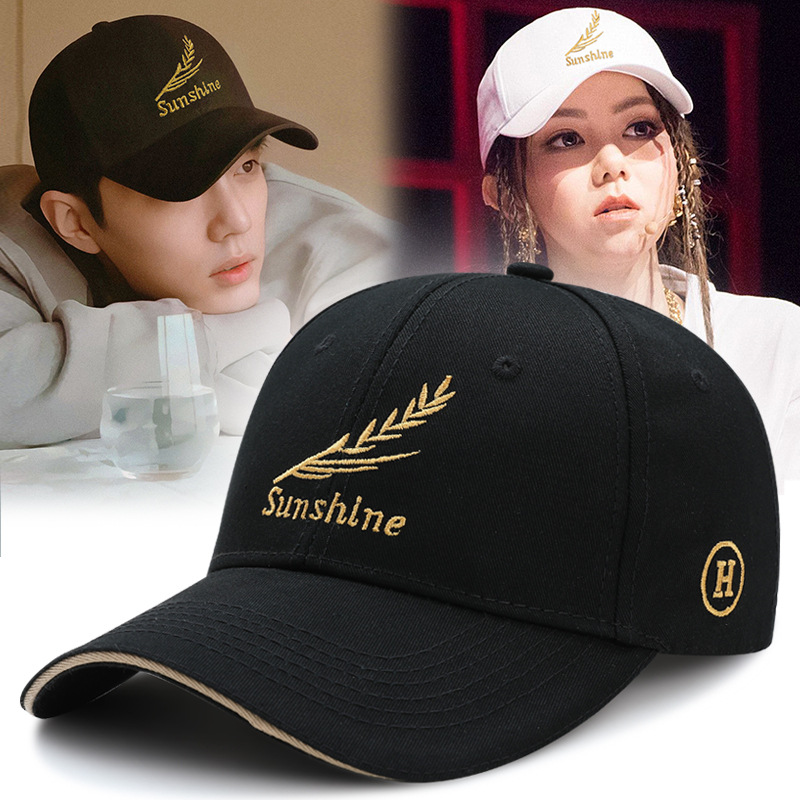 Men's hats, spring and autumn Korean-style baseball caps, outdoor baseball caps, summer sun protection caps, and youth leisure outings