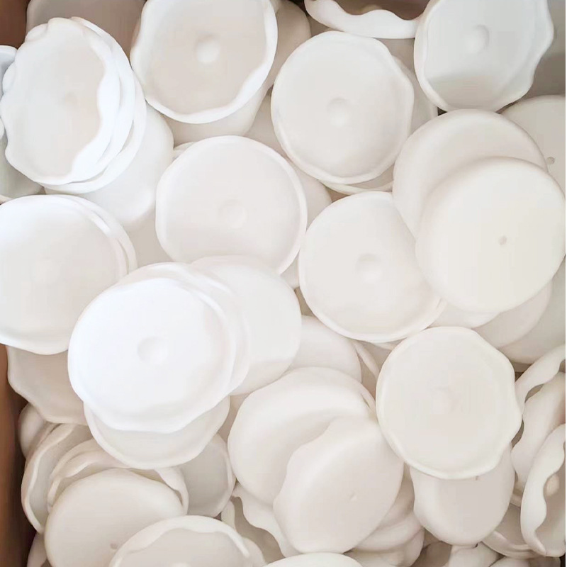 Thickened food-grade silicone cup lid, creative snow cup lid, mug, eco-friendly silicone cup lid, water cup dust cover details Picture