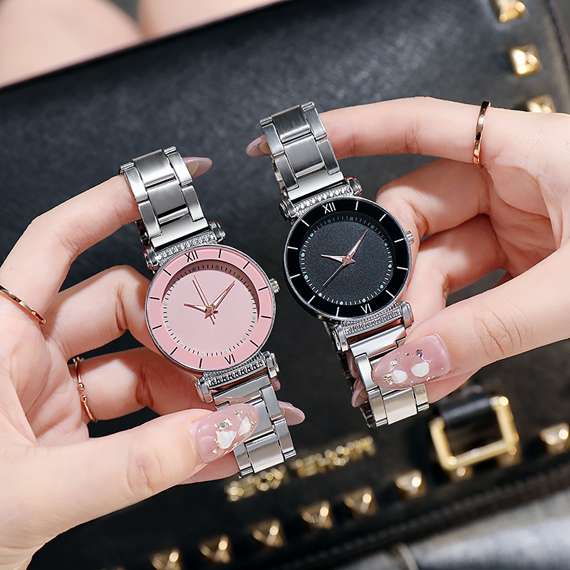 ebay wish Amazon cross-border new women's watches, women's steel band quartz watches, luminous women's watches wholesale Specification image