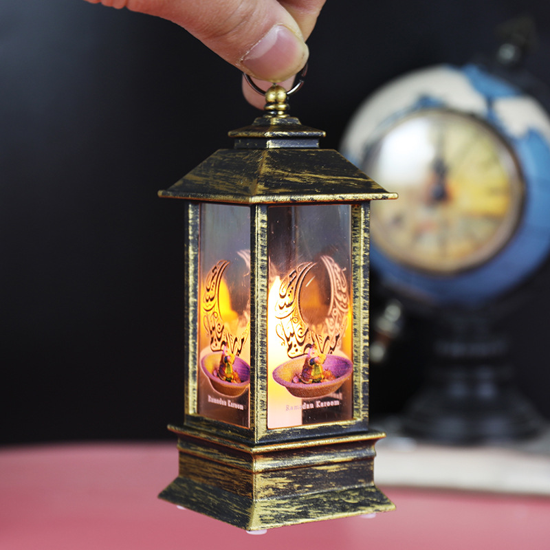 Cross-border new Ramadan decorative small wind lanterns, festival decorative led night lights, scene arrangement accessories Application Scenario