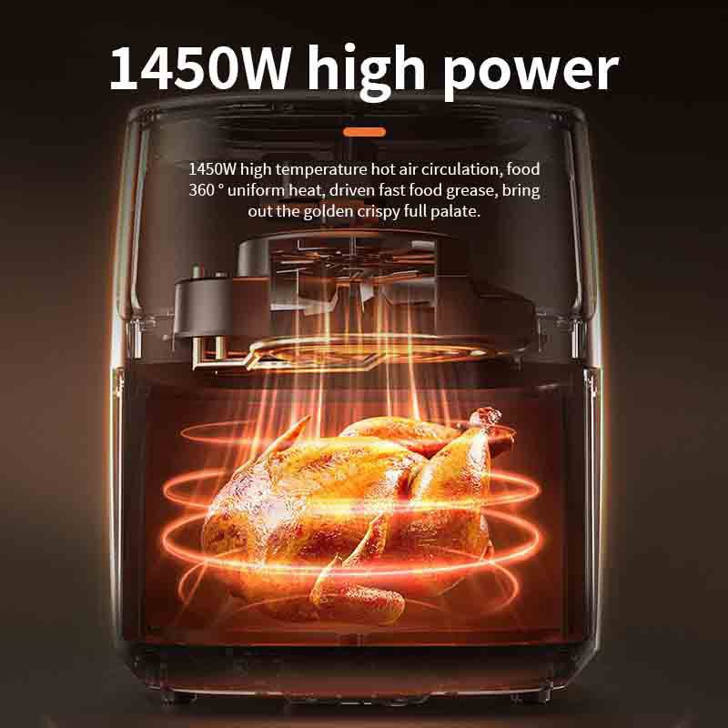 Air fryer Cross-border 110V electric fryer 7L large capacity household fully automatic touch screen electric fryer AIRFRYE Application Scenario