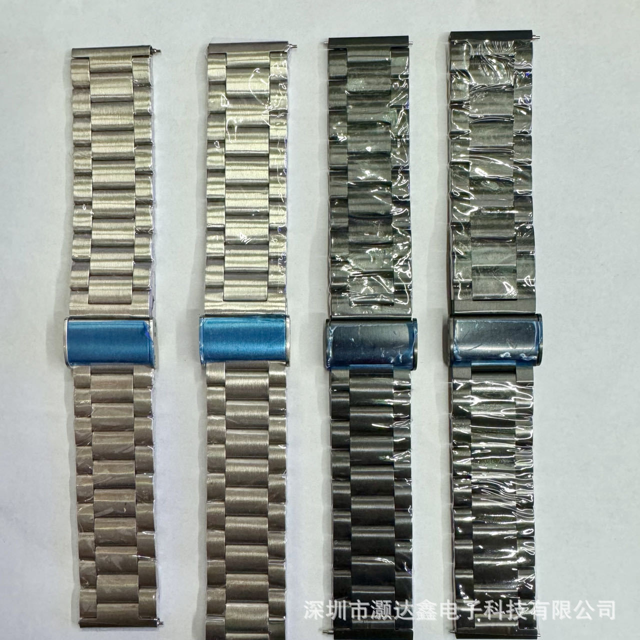 适用于华为GT款三珠华为扣表带三珠22mm表带不锈钢表带一体扣表带