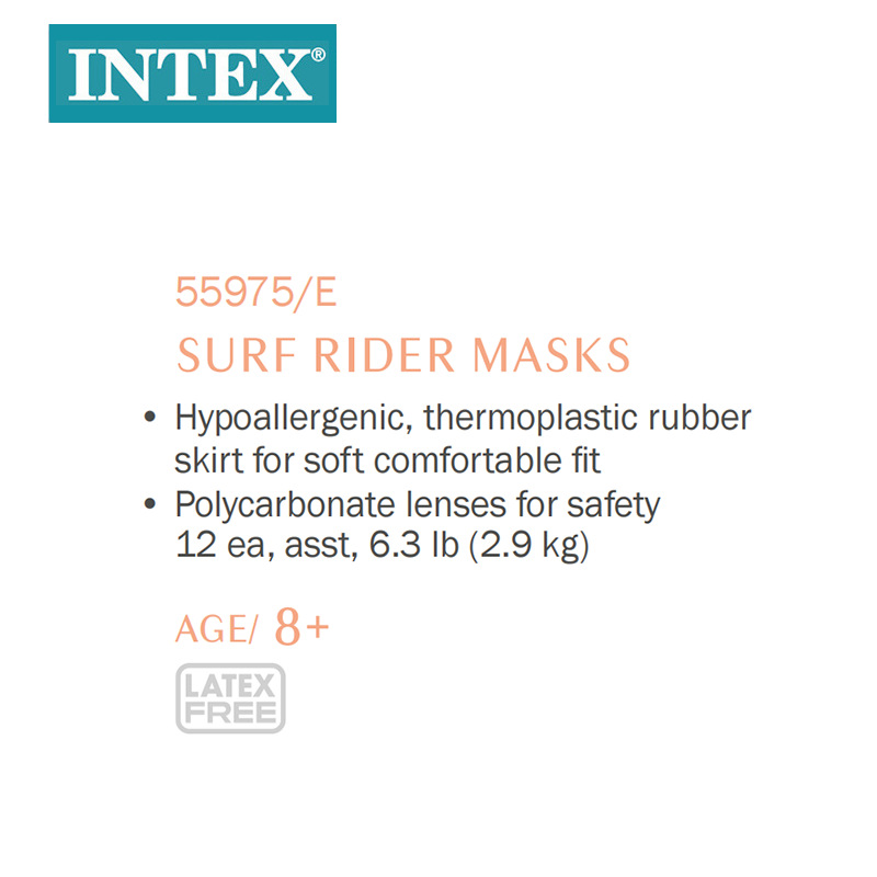 INTEX55975 Surf Knight Goggles, professional adult swimming and diving goggles, wholesale of water products Application Scenario