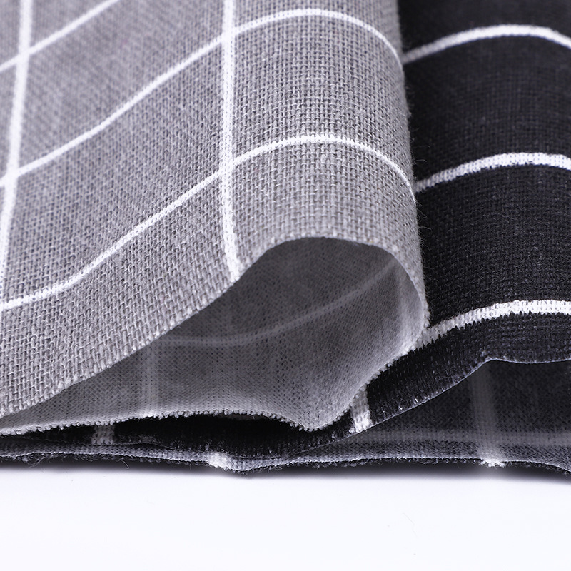 Linen imitation storage fabric, linen imitation PE laminated storage box fabric details Picture