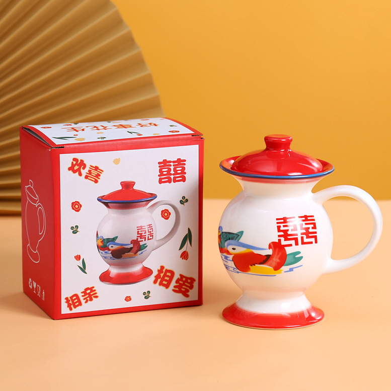 Creative Retro Wind Phlegm Meng Cup Hot Funny Mug Home Water Cup Personality Gift Cup Online Celebrity details Picture