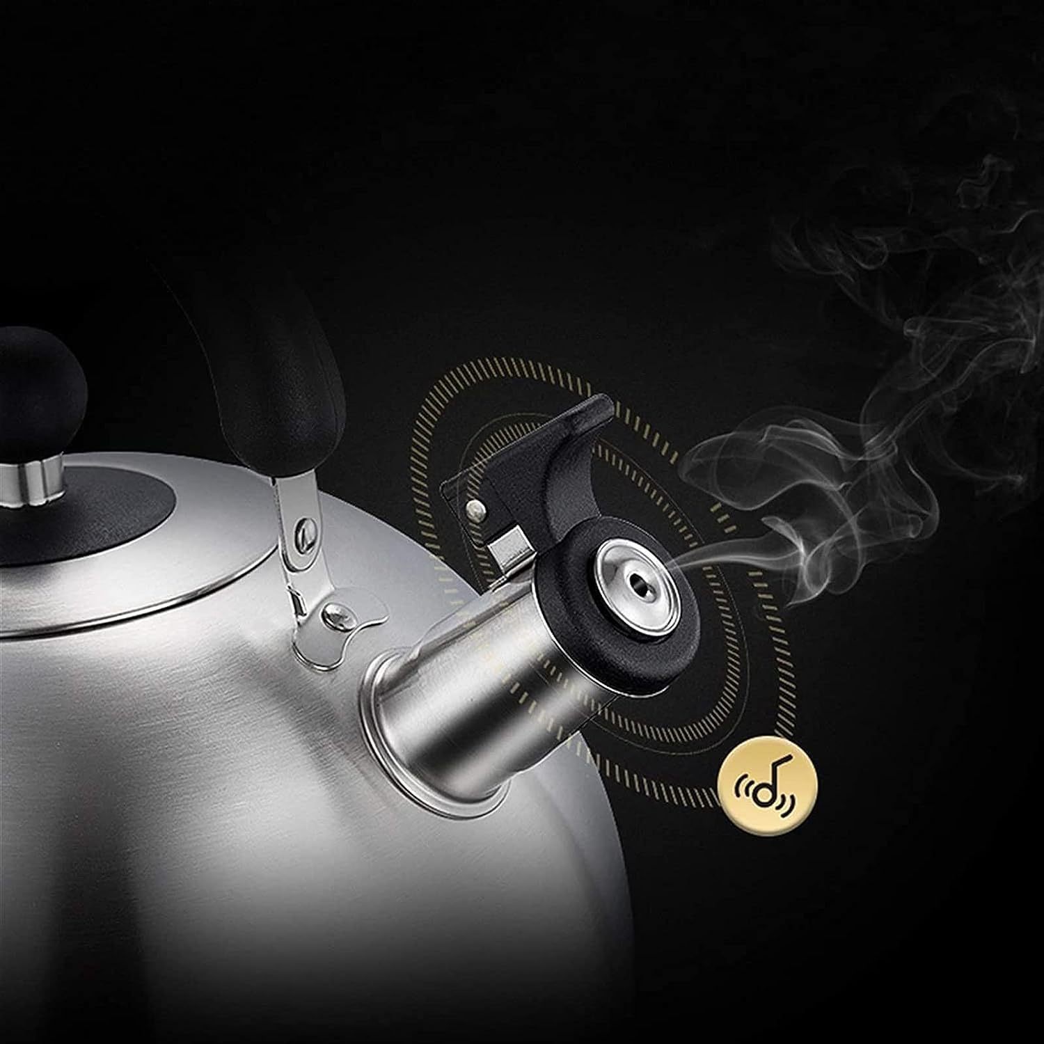 Stainless steel kettle, whistlingkettle, boiling kettle, flat kettle, spherical kettle, whistlingkettle, cross-border kettle Application Scenario