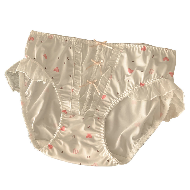 Women's Panties Flanged Super Light Medium High Waist Fat Mm200 Pounds Network Red Universal Hip Lift Belly Briefs Item Picture