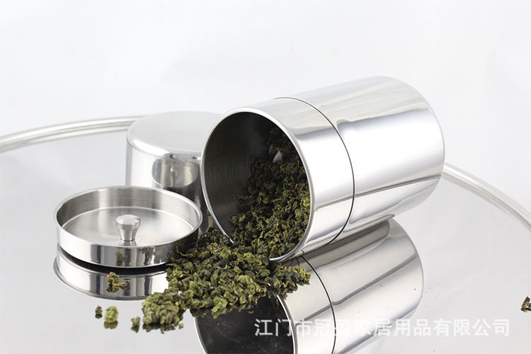 304 stainless steel tea canister, fcm sealed tea canister, portable storage canister, moisture-proof dried tangerine peel canister, storage canister, kitchen and home pic 17