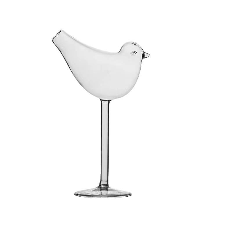 Bird Wine Glass Creative glass wine glass details Picture