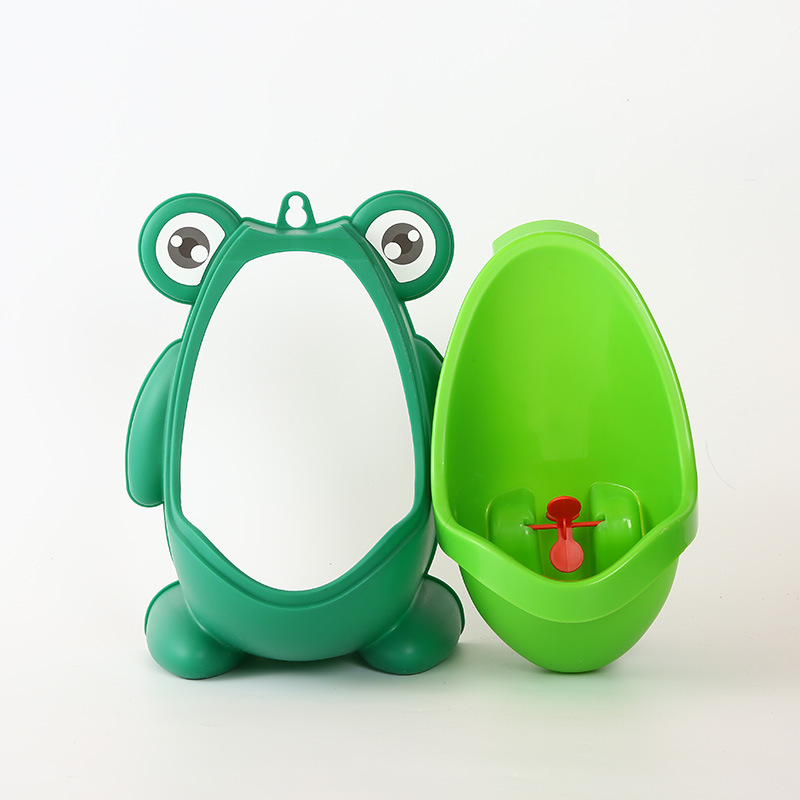 Children's urinal, cartoon potty, frog urinal, baby's household wall-mounted urinal, outdoor portable urination details Picture