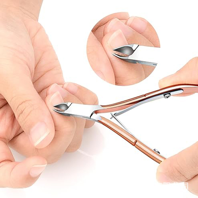 D501 Professional dead skin shears, stainless steel dead skin pliers, nail care tools, nail trimming, dead skin removal, hangnails, nail clippers Specification image