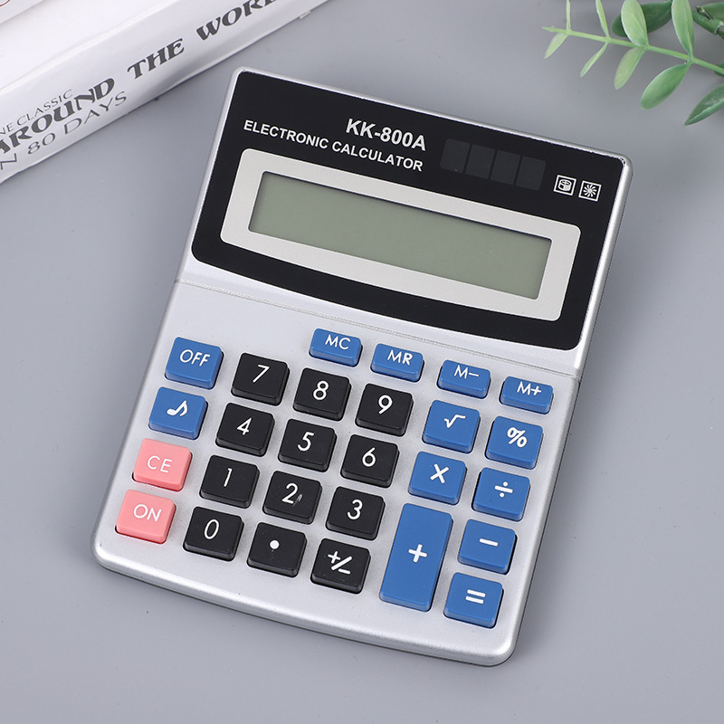 Kk-800A Calculator Desktop Office Finance Special Calculator 8-Digit Desktop With Sound Calculator details Picture