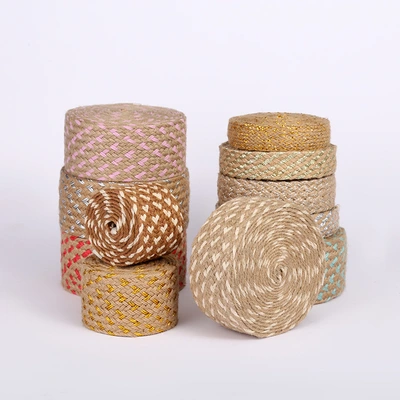 Manufacturers Direct Sales Of New Products A Variety Of Specifications Of Two-Color Hemp Woven Belt, Hemp Belt