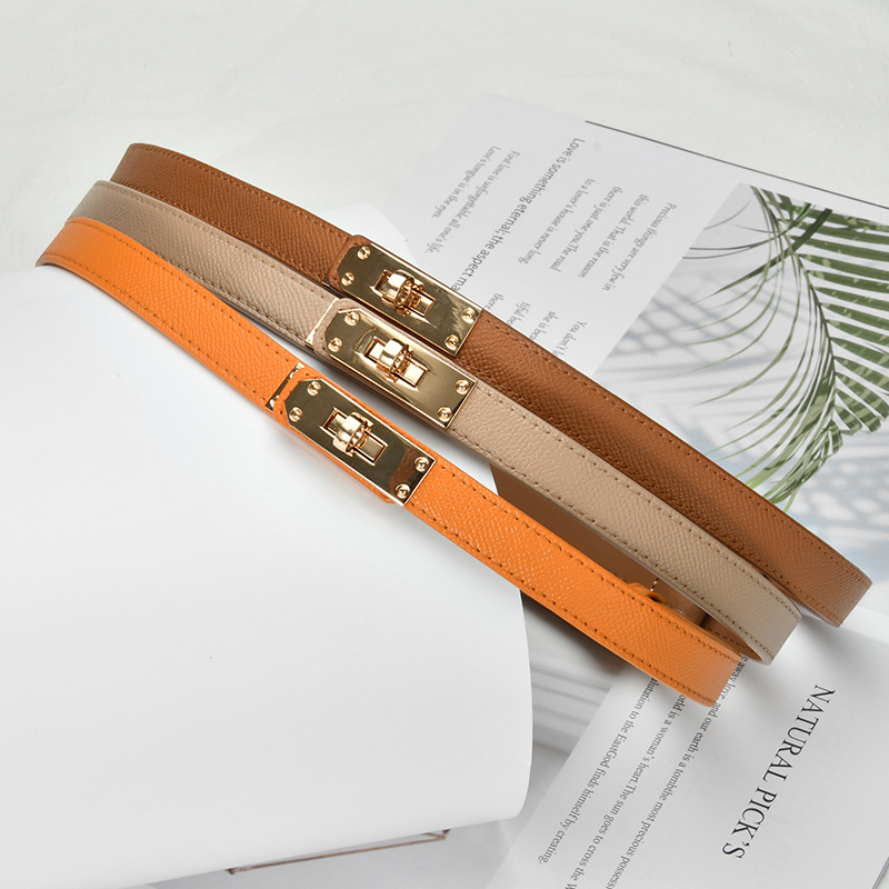 All Vintage Waist Decoration Women Thin Waist Belt Women's Leather South Korean Fashion Girth Thin Belt Women With Dress Decoration Specification drawing