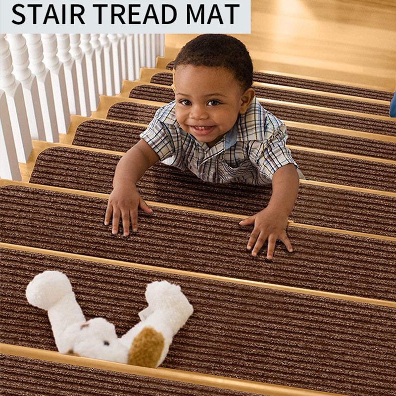 Amazon's best-selling ins cross-border stair MATS, self-adhesive stair treads, glue-free carpet floor MATS, and anti-slip foot MATS