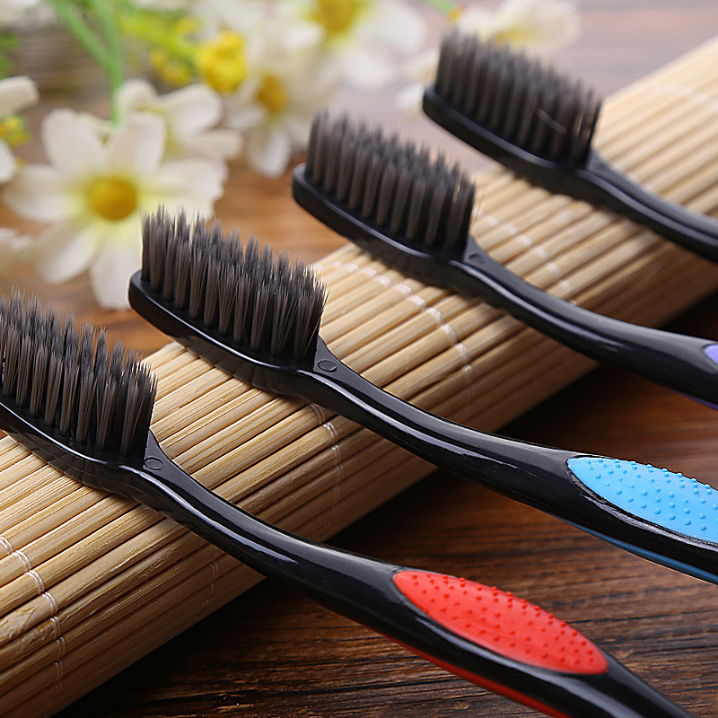Aishukou Binchang Charcoal soft bristle Toothbrush manufacturer wholesale daily necessities adult bamboo charcoal fine bristle toothbrushes in stock wholesale details Picture