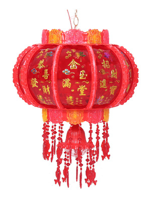 New Year Colorful Led Rotating Lantern Chinese Style Wedding Lantern Spring Festival Crystal Lantern Decoration Wholesale Application Scenario