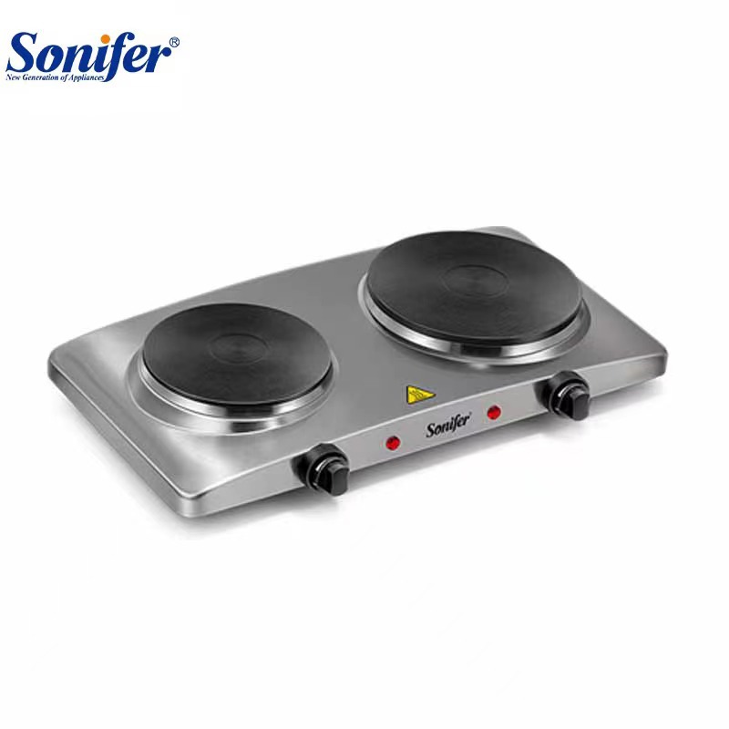 Sonifer 跨境欧规双灶电热炉茶炉 Electric Hotplate SF-3049