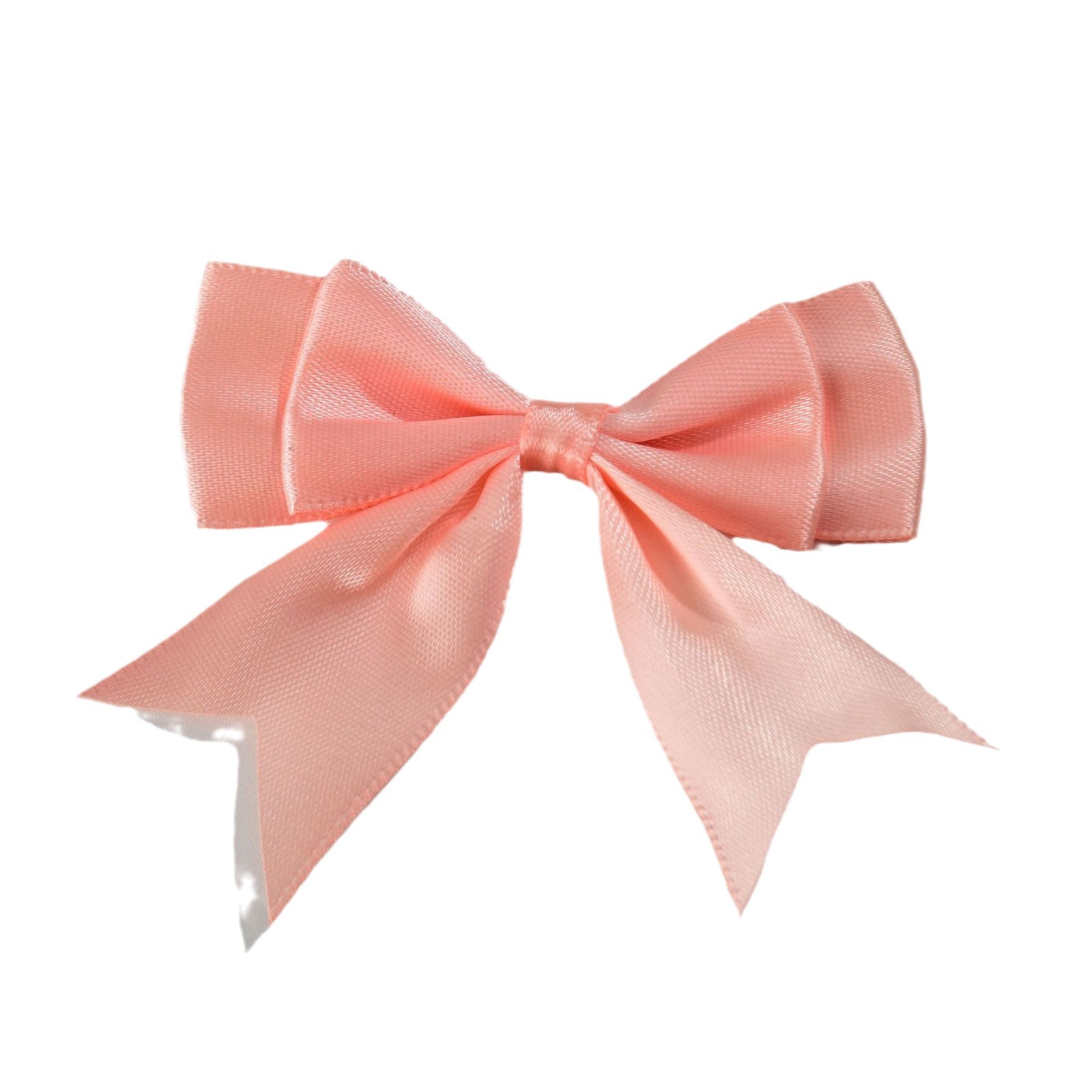 2.5cm polyester ribbon double-layer dovetail waist bow accessory factory direct sales DIY handcrafted small flower accessories Item Picture