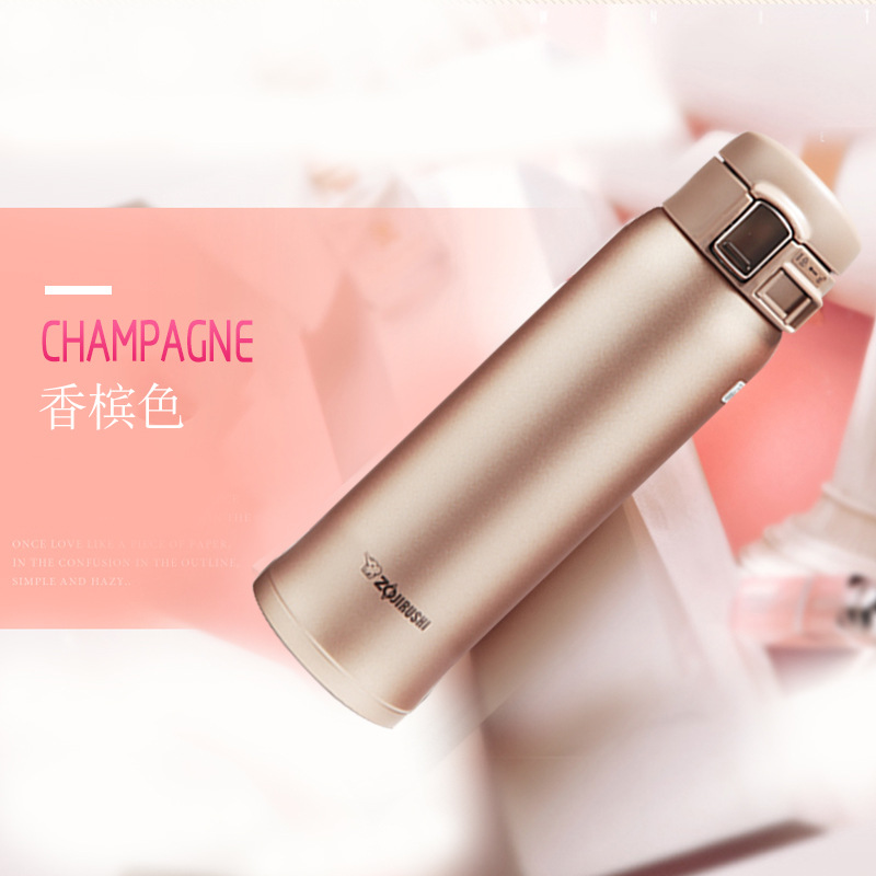 Image Printing Thermos Cup Sm-Sd48 Stainless Steel Water Cup Men And Women Portable Tea Cup Car Water Cup 480Ml Lettering Logo Item Picture