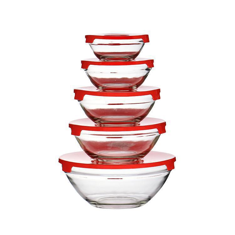 Five-piece set of household fresh-keeping bowls Application Scenario