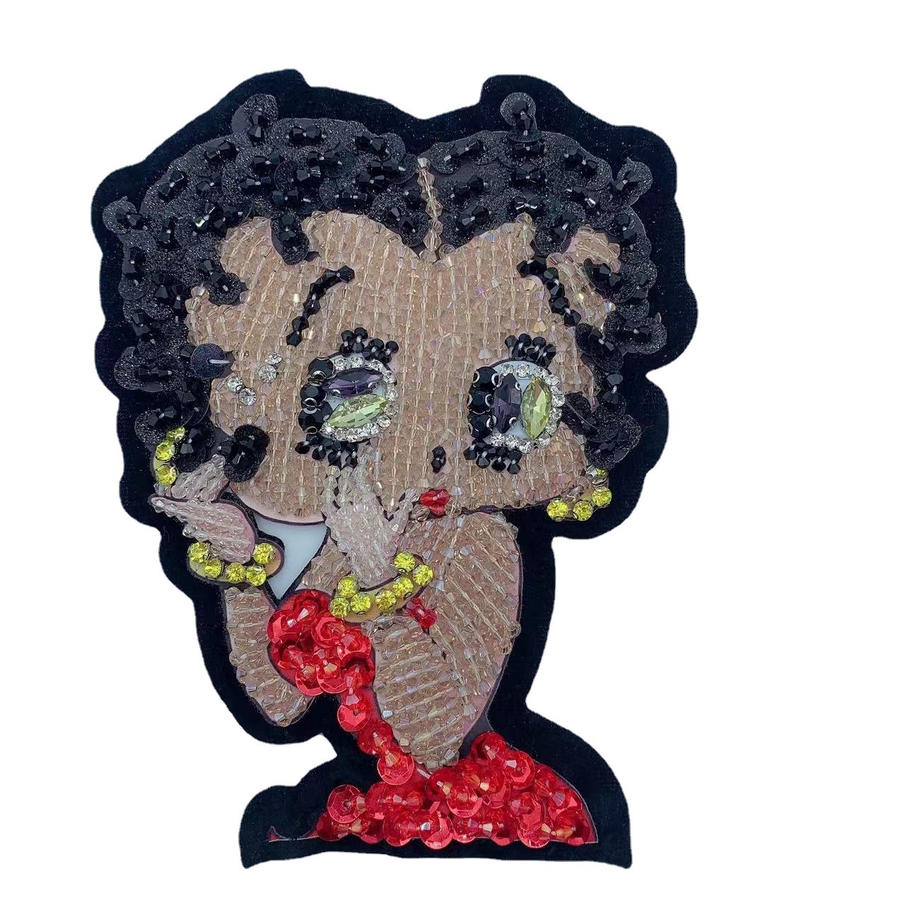 New Heavy Industry Nail Bead Cartoon Cloth Trend Women's Clothing With Clothing Street Snap Fashion Brand Cloth Clothing Accessories Item Picture