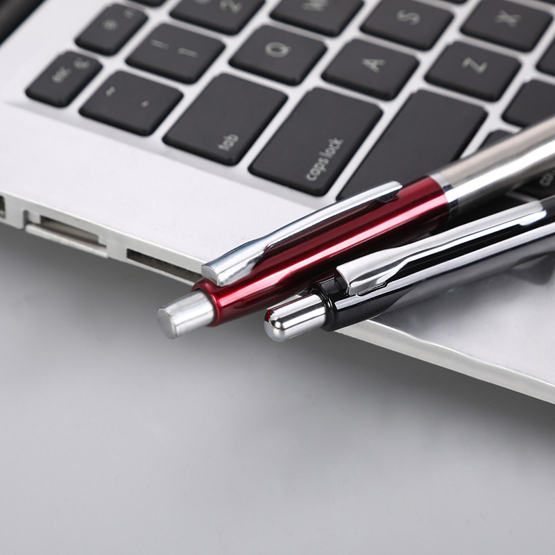 Strict Selection Advertising Press Metal Ballpoint Pen Business Gift Metal Pen Laser Logo Press Metal Oil Pen Specification drawing